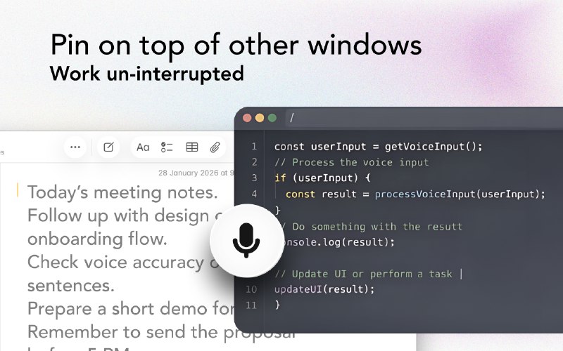 10. Voice Anywhere标语：一款能让你随时随地将语音转化为文字的便携式麦克风