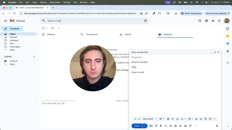 8. Onyx标语：免费的、优先本地存储的 4K 屏幕录制工具介绍：别再花钱去录制屏幕啦！Onyx是一款把隐私放在首位的录制工具，能实现演播室级别的录制效果，而且完全在你的浏览器里运行
