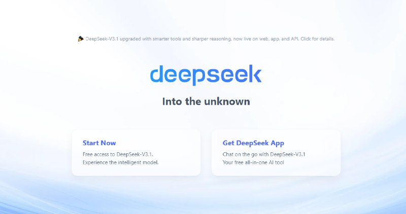 3. DeepSeek-V3.1标语：我们迈向智能体时代的第一步介绍：DeepSeek - 3.1是一款混合模型，它同时支持思考模式和非思考模式