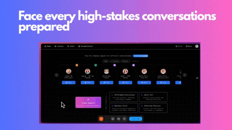 8. Tough Tongue AI 3.0标语：用于高风险对话的自主式人工智能角色扮演解释：“Agentic AI”可直译为“自主式人工智能” ，它强调人工智能具有一定的自主性和主动性
