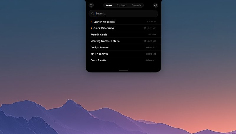 10. NotchPad标语：专为你的 Mac 打造的安全记事本与剪贴板管理器