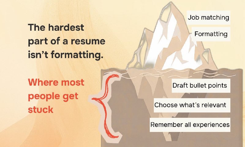 8. StoryCV标语：有引导功能的人工智能，它能和你交流，然后帮你撰写简历