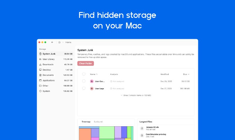 8. FreeUpMyMac标语：一款苹果磁盘清理工具