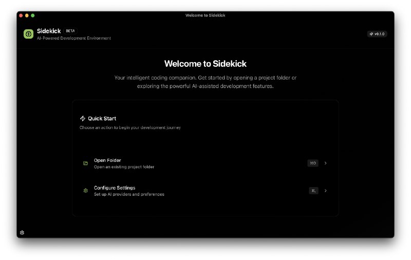 10. Sidekick by Yugin Tech标语：你身边从不缺席的人工智能编程好帮手介绍：Sidekick是一款可在本地运行的人工智能代码编写助手