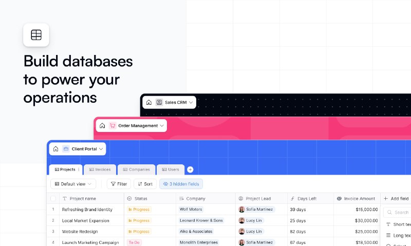 PH今日热榜 | 2025-06-201. Softr Databases标语：搭建数据库来管理你的数据，并为你的应用程序提供支持
