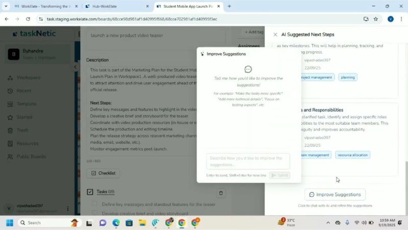 8. WorkElate标语：由人工智能驱动的工作流程，助力团队更高效协作，实现无缝发展 