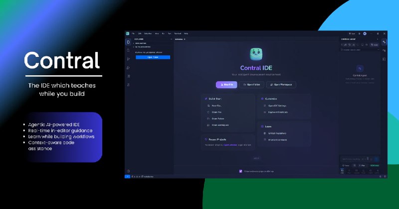 6. Contral标语：这款智能集成开发环境（IDE）能在你进行开发的同时提供指导