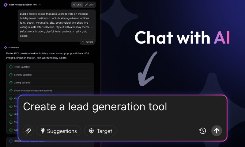 3. Embeddable标语：通过与人工智能聊天，为你的网站打造交互式工具