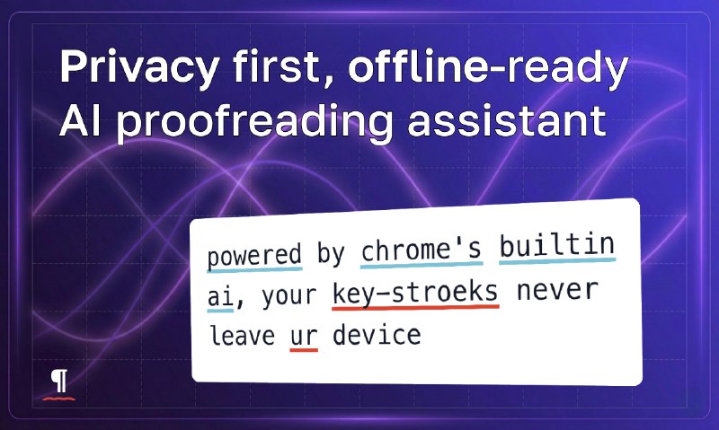 6. Proofly 标语：完全在你设备上运行的私密人工智能校对工具介绍：Proofly是一款免费的开源Chrome浏览器扩展程序，它能为你提供业内一流的校对服务，而且无需将任何一个单词上传到云端