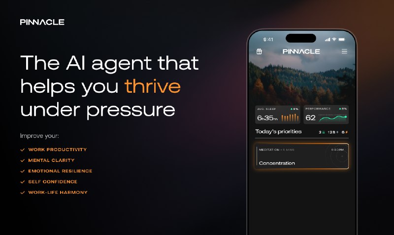 4. Pinnacle标语：把你的手机变成大脑功能的训练助手