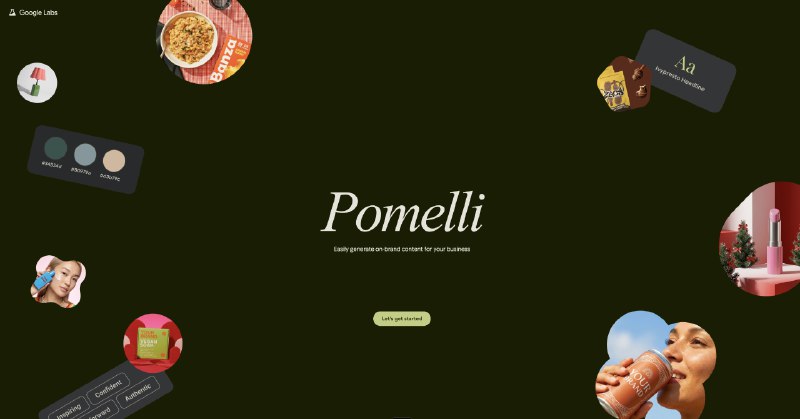 2. Google Pomelli标语：瞬间将普通产品照片转化为专业影棚级别的图像