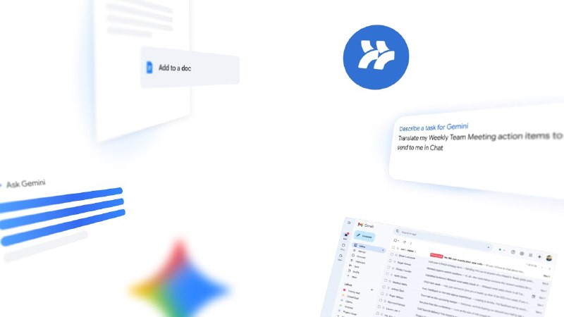 5. Google Workspace Studio标语：只需几分钟，就能打造你的人工智能助手，帮你摆脱日常琐事的困扰