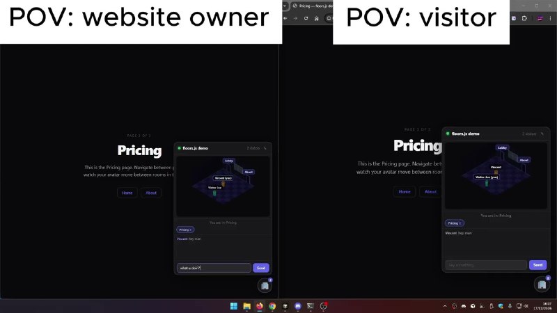6. floors.js标语：只需一个脚本标签，就能把你的网站变成哈宝酒店！介绍：你的网站就像一本无声的宣传册，而floors.js能让它“活”起来