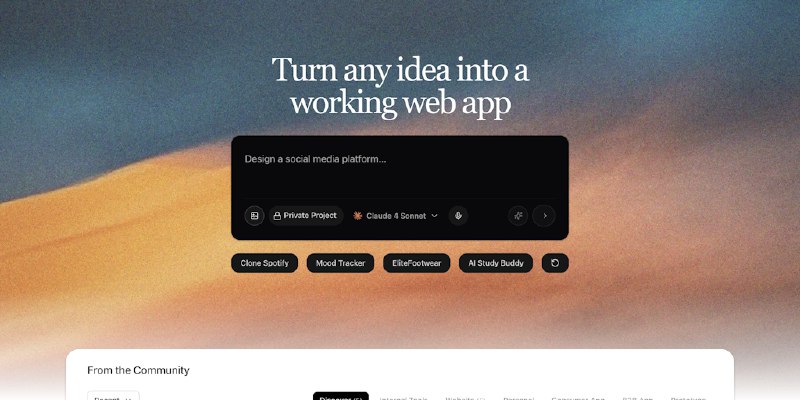 Capacity: Create Fullstack Web Applications in seconds using AI | Product Hunt