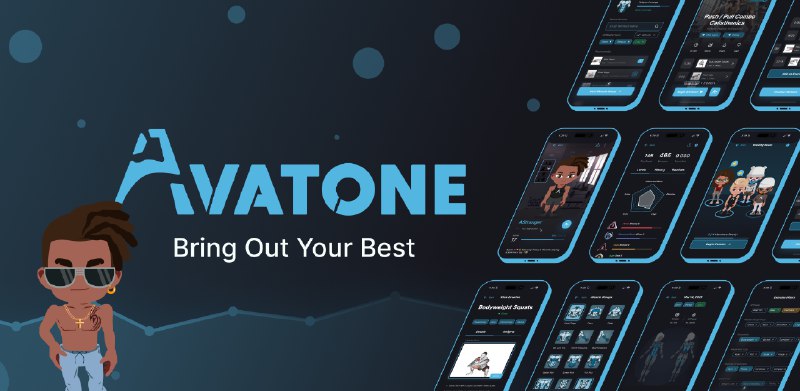 10. Avatone: Fitness Game标语：记录锻炼情况，提升你的健身效果