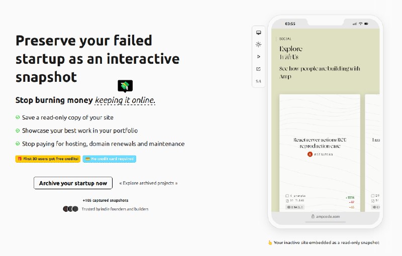8. Startup Archive标语：别再烧钱维持你的初创公司的运营啦