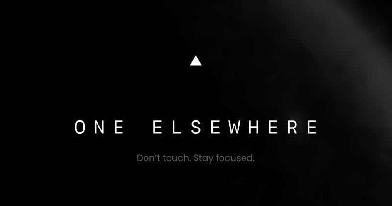 7. one elsewhere标语：别乱动，集中注意力