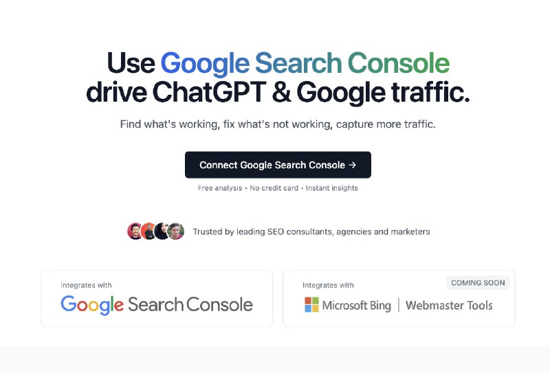 4. Search Console Audit标语：从ChatGPT和谷歌获取更多流量介绍：把谷歌搜索控制台的原始数据转化为切实可行的搜索引擎优化（SEO）成果