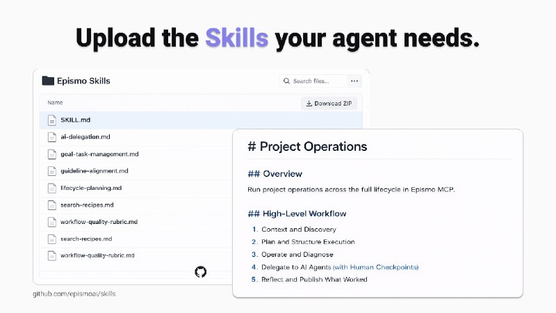 9. Epismo Skills标语：你的代理运行所需的一切可靠保障这里“agent”在不同语境有不同含义，如果结合具体的IT场景，“agent”可能指“代理程序” 、“代理服务器”等，若有更明确的信息，可进一步优化翻译