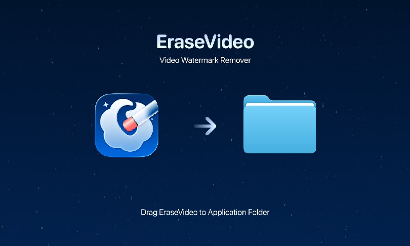 9. EraseVideo标语：一款免费的 Mac 应用程序能在 1 分钟内去除索拉（Sora）视频的水印