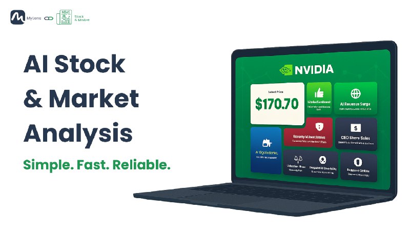 2. MyLens Stock Market标语：用于股票与市场分析的人工智能介绍：你可以向我们的人工智能咨询任何股票、公司、行业、市场等方面的问题