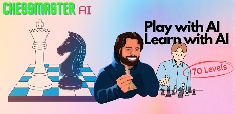 3. Chessmaster AI标语：借助人工智能训练提升你的国际象棋技能介绍：“国际象棋大师”人工智能可不只是一款国际象棋游戏，它就像是你装在口袋里的私人国际象棋学院