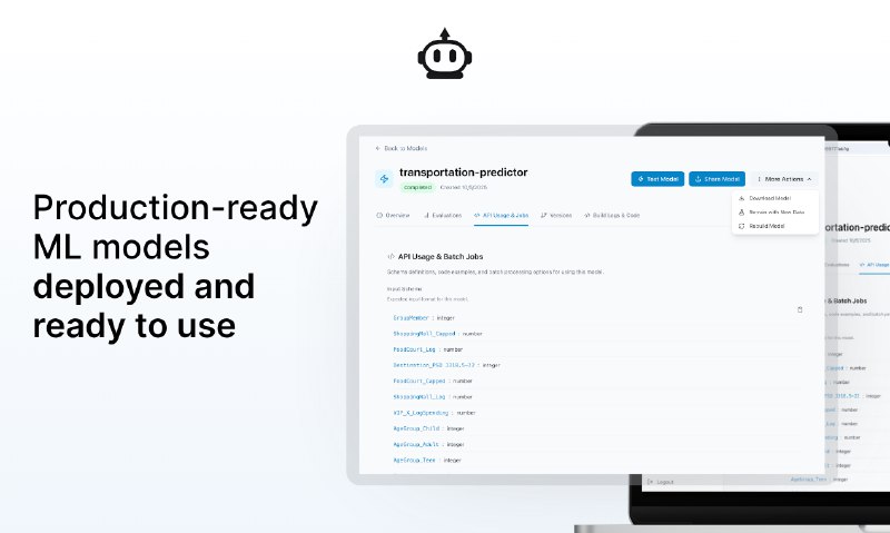 5. Plexe标语：用英语构建并部署机器学习模型不过这里“in English”表述有点怪异，通常“构建并部署机器学习模型”直接是“Build and deploy ML models” ，推测可能原文有误，如果这不是你想要的答案，可以进一步明确原文内容