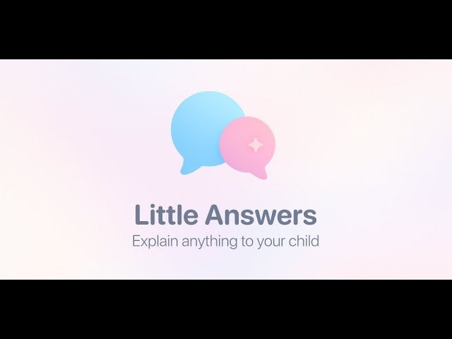 8. Little Answers标语：一次解答一个问题，帮助父母了解这个世界