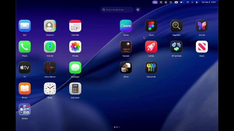 8. LaunchOS标语：适用于苹果 macOS 26（太浩湖）系统的启动台替代品介绍：LaunchOS是适用于macOS 26 Tahoe系统的绝佳Launchpad替代应用