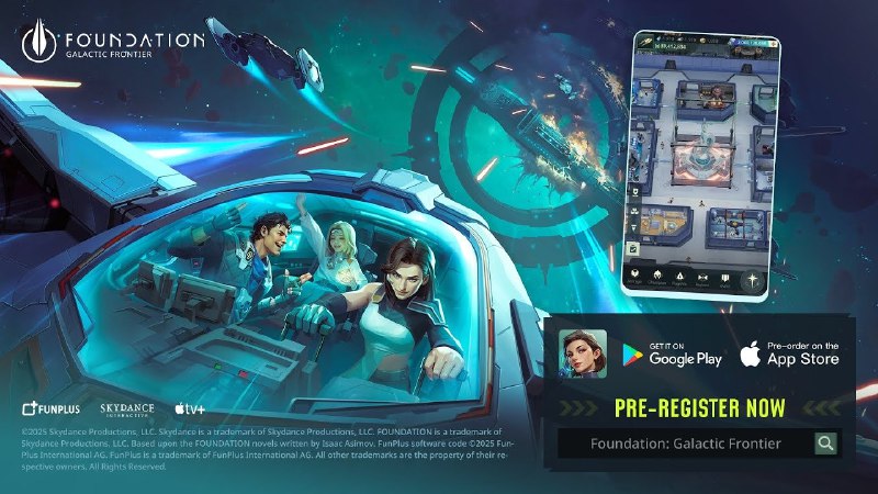 10. Foundation: Galactic Frontier标语：开启一场探索艾萨克·阿西莫夫宏大科幻世界的冒险之旅吧！介绍：《基地：银河前沿》（FGF）是一款基于艾萨克·阿西莫夫《基地》系列小说的科幻策略游戏，该游戏获得了苹果电视和天空舞传媒的官方授权