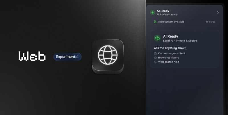 10. Web 标语：一款免费的 macOS 系统人工智能浏览器介绍：网页采用 SwiftUI 原生构建，旨在提供一种简约、渐进式的浏览体验，并且集成了人工智能功能