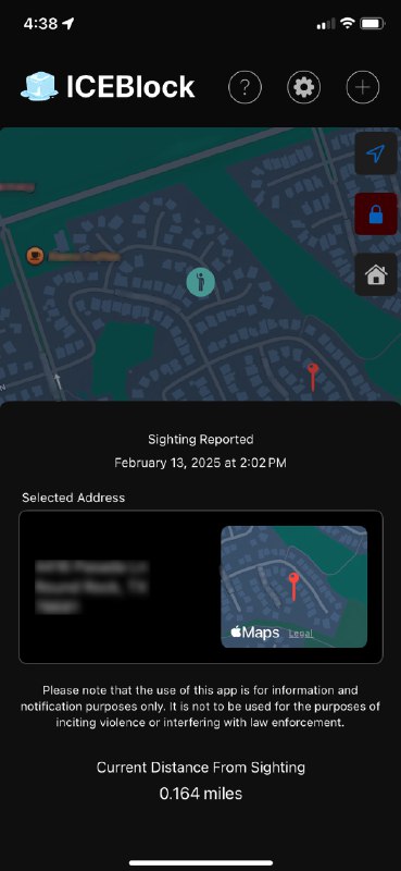 8. ICEBlock标语：举报美国移民与海关执法局（ICE）的相关活动注：“Immigration and Customs Enforcement (ICE)” 通常指美国移民与海关执法局，这是美国国土安全部下属的一个执法机构