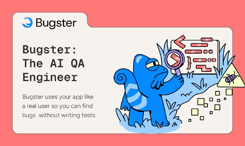 8. Bugster标语：负责Next.js应用程序的人工智能质量保证工程师说明：“QA”是“Quality Assurance”的缩写，意为“质量保证”；“Next.js”是一个基于React的开源框架，直接保留英文名称即可，这样在IT领域更易理解