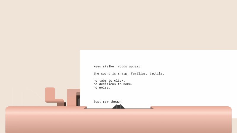 6. Retrotype标语：感觉就像在用真正的打字机一样