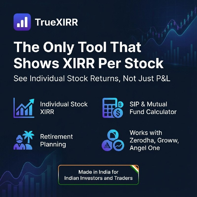 8. TrueXIRR标语：100% 客户端单只股票的内部收益率（XIRR）计算器注：XIRR 是“Extended Internal Rate of Return”的缩写，即扩展内部收益率，是一种考虑现金流时间价值来计算投资回报率的方法