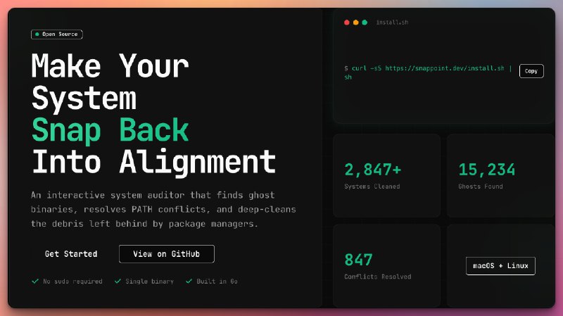 10. SnapPoint标语：让你的系统迅速恢复正常运行解析：“snap back”常见意思是“迅速恢复” ，“into alignment”有“恢复正常、回到正轨”的意思，结合语境这里说的是系统，所以整体翻译为“让你的系统迅速恢复正常运行”，这种表达符合科普杂志或日常对话的风格