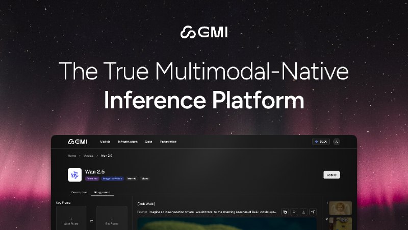 3. Inference Engine by GMI Cloud标语：大规模的快速多模态原生推理解释：“Fast”直译为“快速的”；“multimodal-native”可理解为“多模态原生的”，“多模态”指结合多种信息模式，如文本、图像、语音等，“原生”强调其在自身特定架构或环境下的特性；“inference”在IT领域常指“推理”；“at scale”表示“大规模地” 