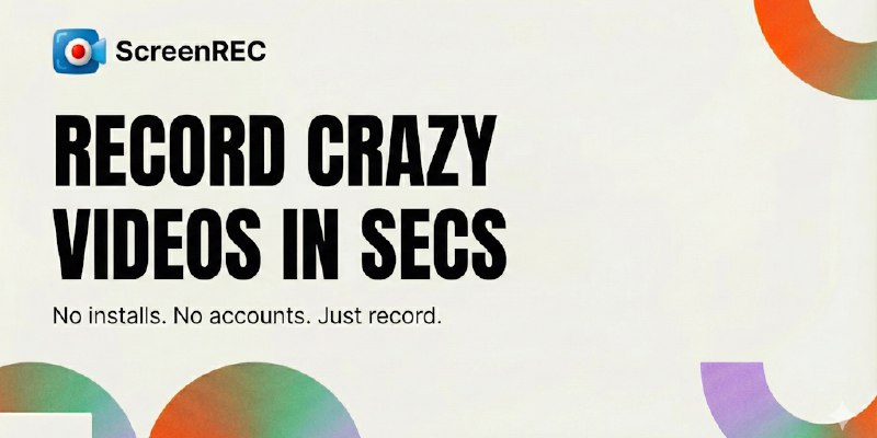 ScreenREC: Simplest Screen recorder. Private, instant, free. | Product Hunt