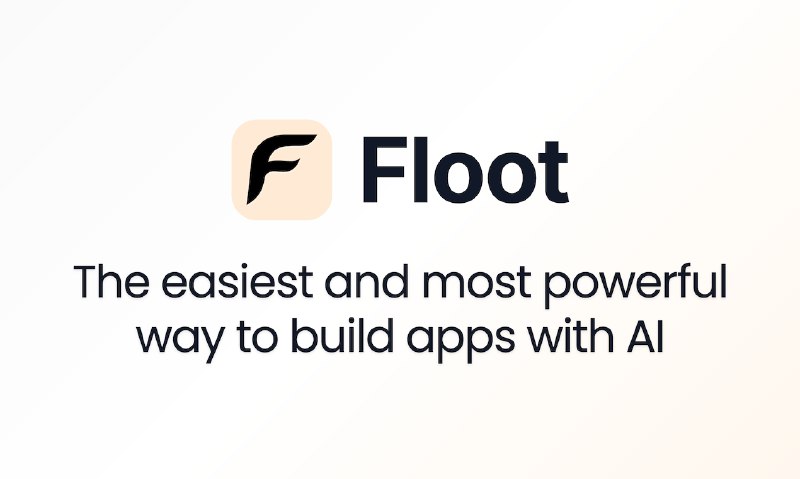 PH今日热榜 | 2025-08-081. Floot标语：借助人工智能构建实用的应用程序，不再遭遇瓶颈