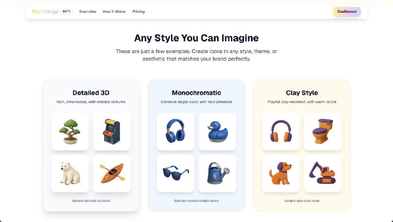 6. My:Thiings标语：用定制图标集提升你的品牌形象