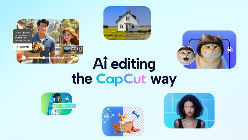 PH今日热榜 | 2025-09-061. CapCut AI Suite标语：在一个简单的编辑器里，用人工智能来创建、编辑或重新混合内容