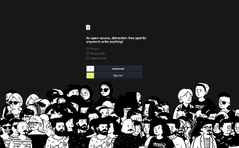 8. Bublr标语：一个质朴且简洁的空间，任何人都能在这里书写任何内容
