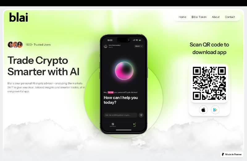4. blai标语：能帮你进行交易的人工智能加密货币顾问介绍：你的人工智能加密货币投资顾问