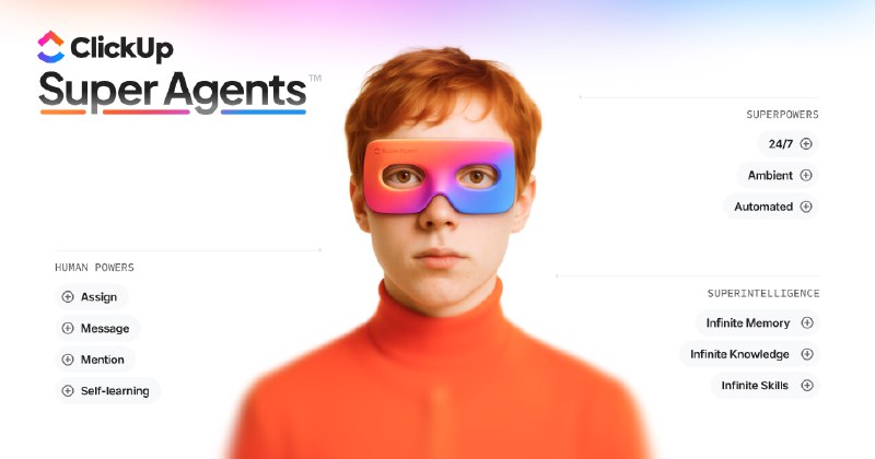 PH今日热榜 | 2025-12-241. Super Agents by ClickUp标语：在日常工作流程中标记、留言，还能管理人工智能助手