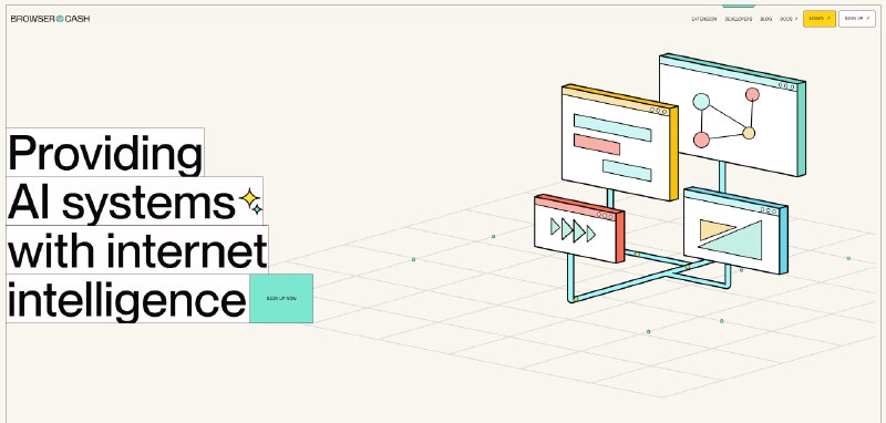 3. Browser Cash标语：用于网页数据抓取的最隐蔽的浏览器自动化平台介绍：Browser Cash是一个专为人工智能代理、网页数据抓取和网络情报收集打造的浏览器自动化平台