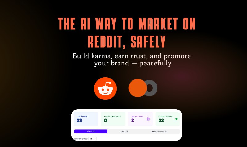 2. Scaloom AI标语：轻松搞定Reddit营销的工具介绍：Scaloom是一款由人工智能驱动的Reddit营销工具，它能帮助创业者先建立信任，从而实现安全推广