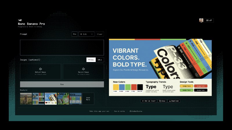 6. Nano Banana Playground标语：纳米香蕉图像生成与编辑的试验场这里“Playground”直译为“操场”不太合适，在科技语境里常表示可以进行试验、测试的地方，所以意译为“试验场”；“Nano Banana”直接音译成“纳米香蕉”，保留其特定说法