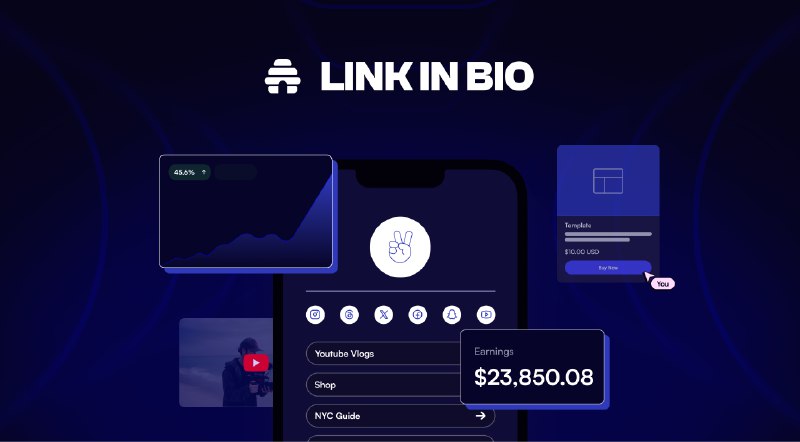 10. Link in Bio by beehiiv标语：为你的内容和产品打造一个数字化的大本营