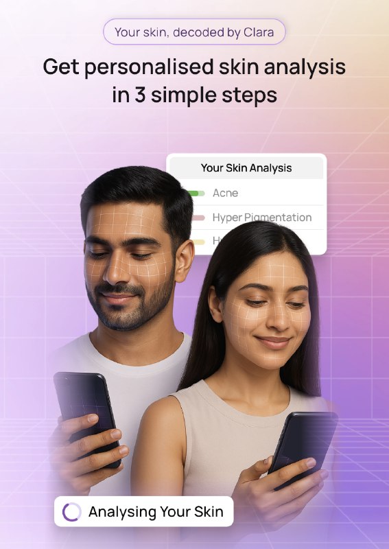 8. Clara 标语：有了人工智能助力，皮肤状况洞察触手可及