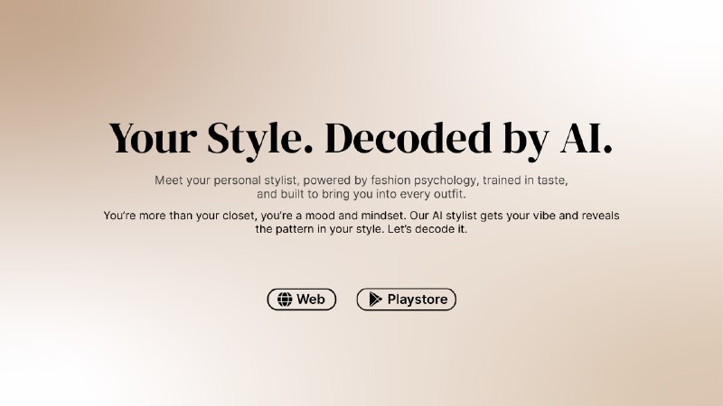 8. BeSpoke AI Stylist (Early Access)标语：让你的衣着为你增添自信
